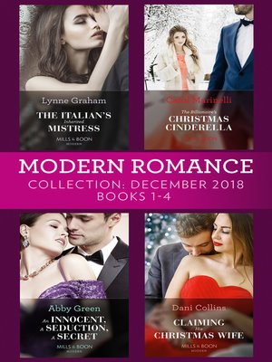 cover image of Modern Romance December Books 1-4